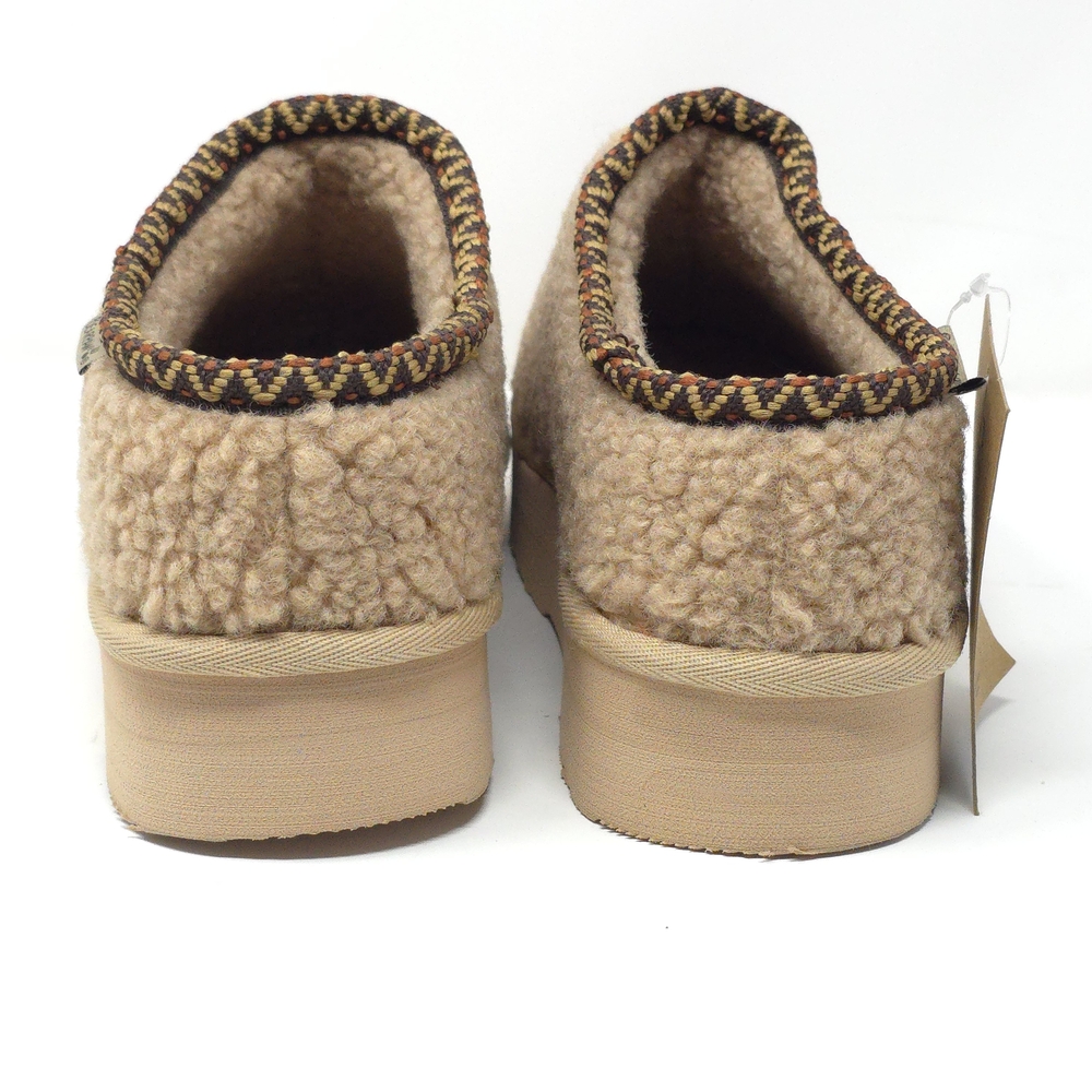 BEARPAW Snuggle Morris Youth Oat Sherpa Platform Clog Size 7Y - Picture 4 of 8